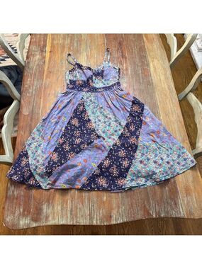 Maeve Anthropologie Patchwork Floral Sundress XS
